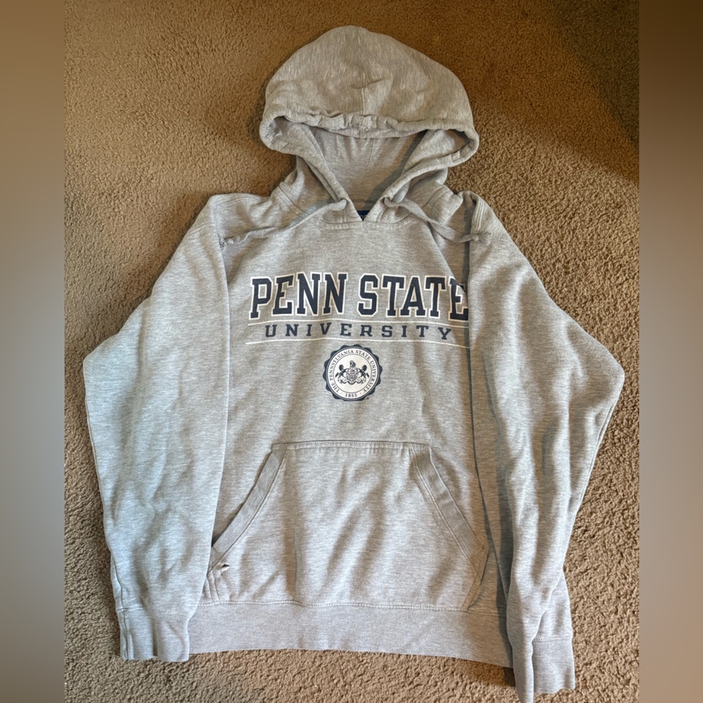 Gray Penn State University Hoodie